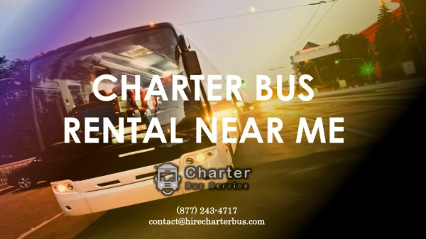Charter Bus Rental Near Me Prices