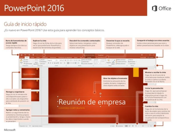 gu a de inicio r pido de microsoft powerpoint 2016