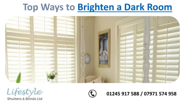 Top Ways to Brighten a Dark Room