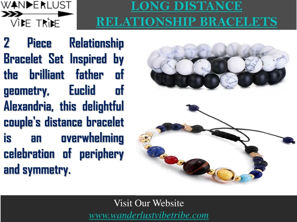long distance relationship bracelets