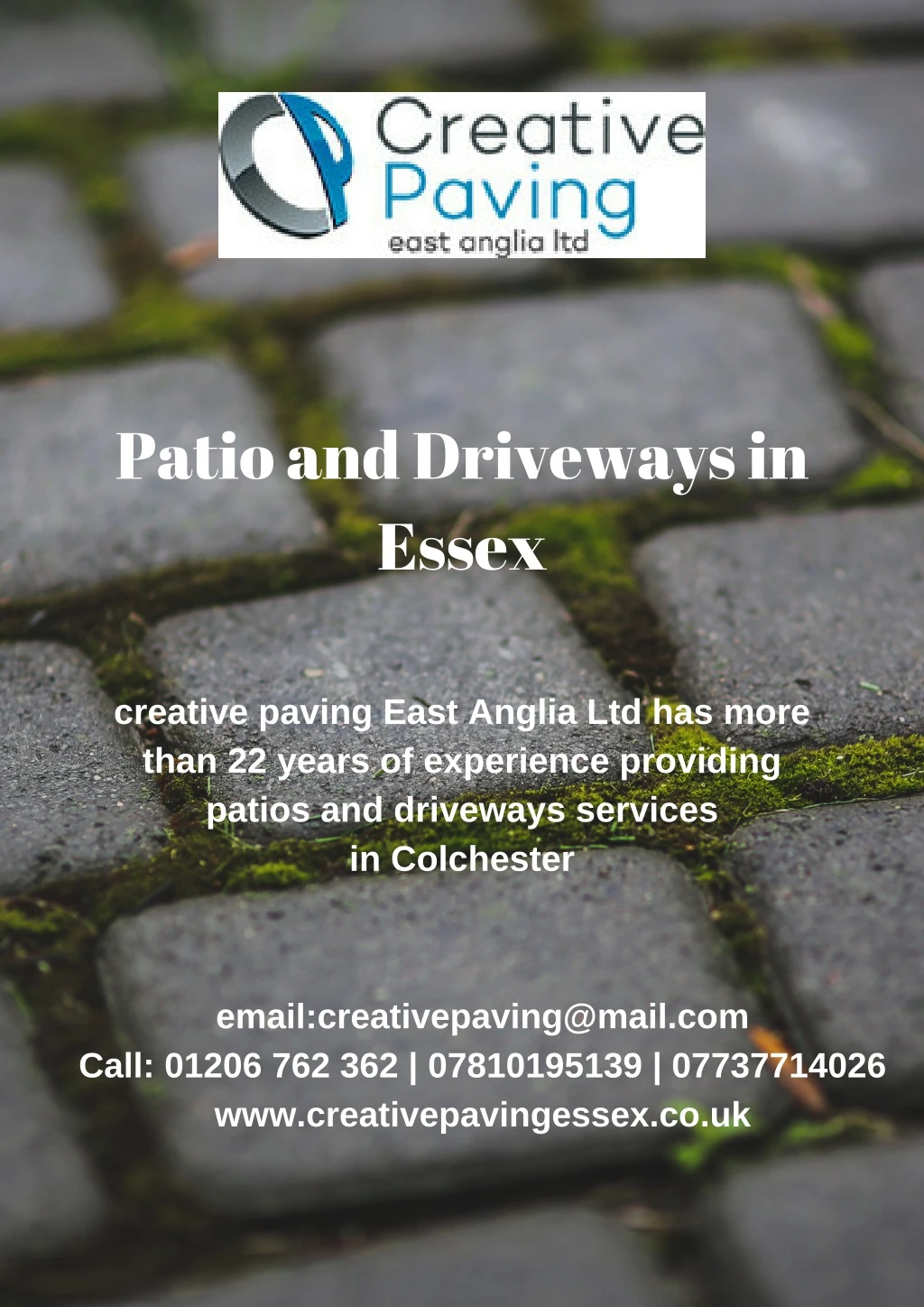 patio and driveways in essex