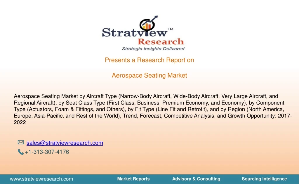 presents a research report on aerospace seating
