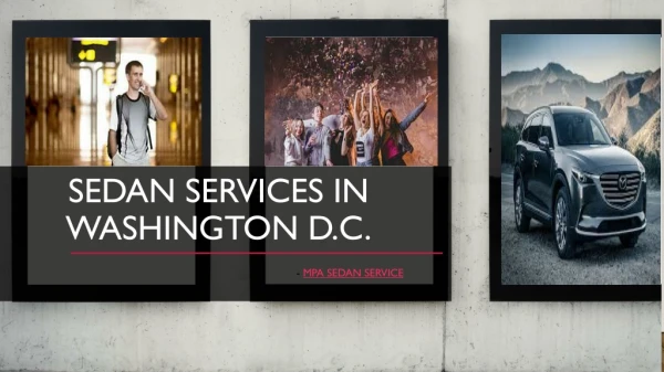 Sedan Services In Washington D.C.