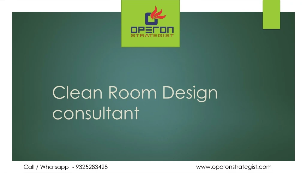 clean room design consultant