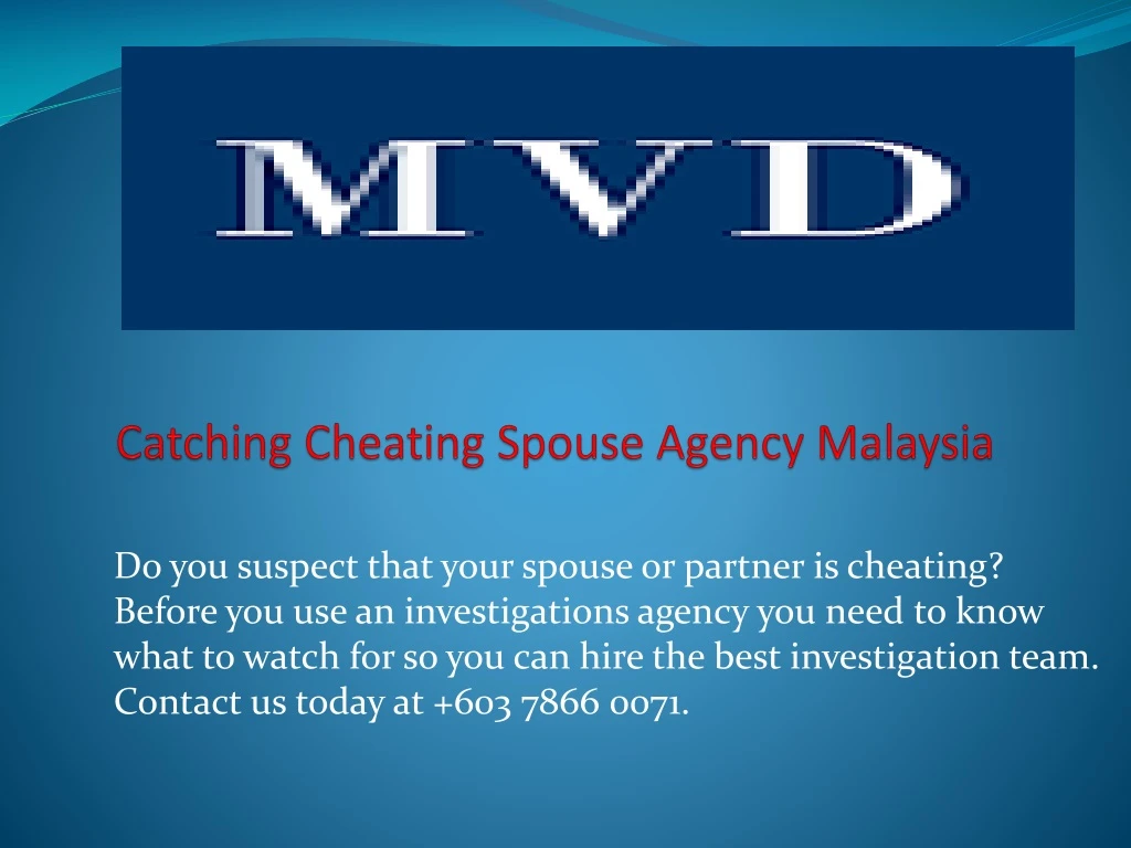 catching cheating spouse agency malaysia