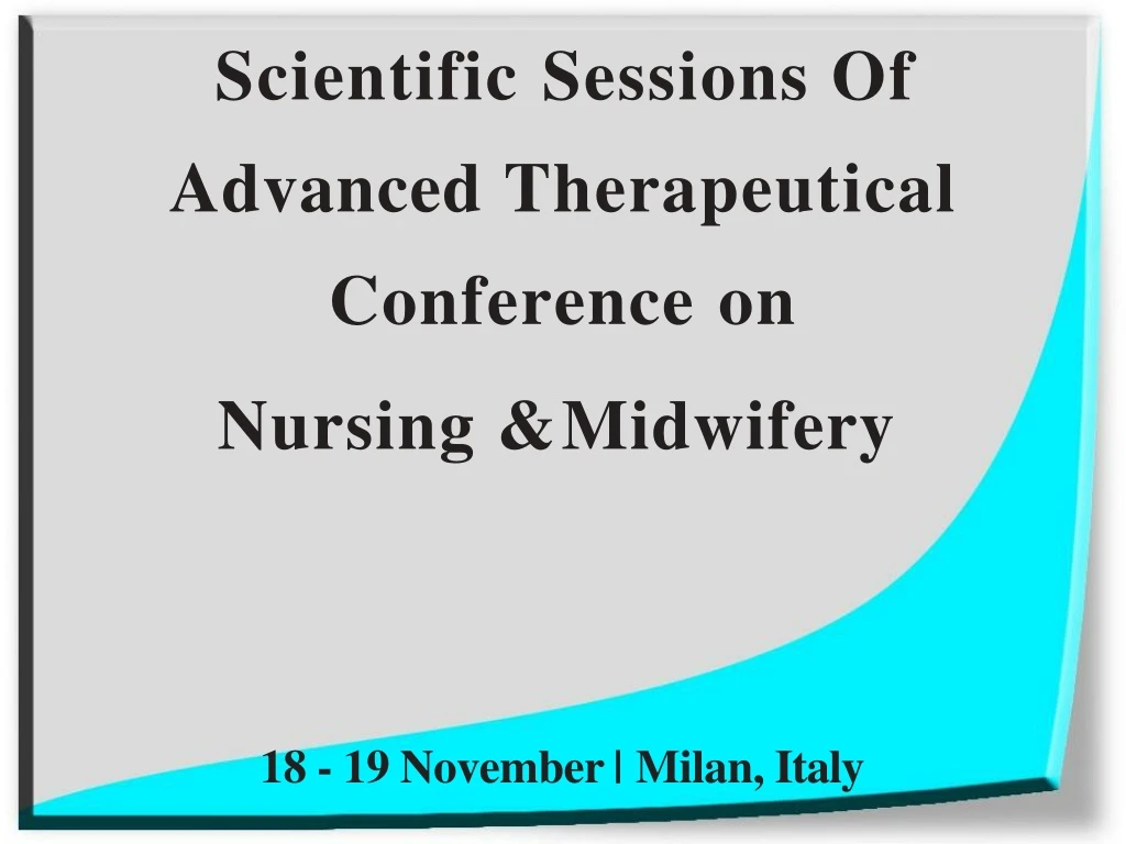 scientific sessions of advanced therapeutical conference on
