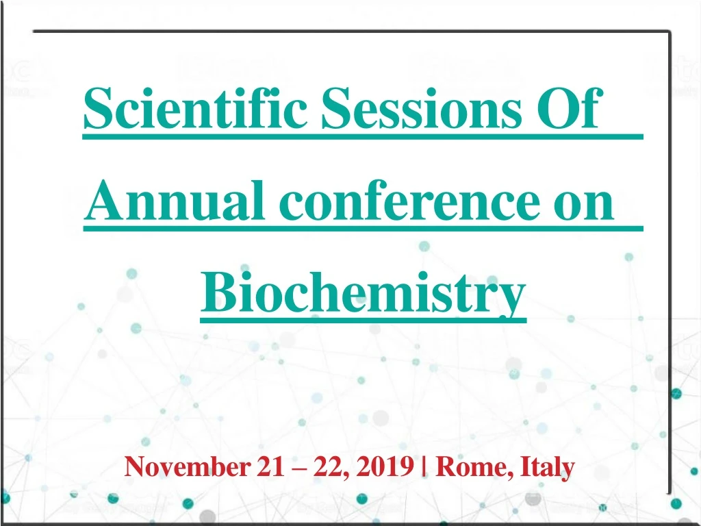 scientific sessions of annual conference