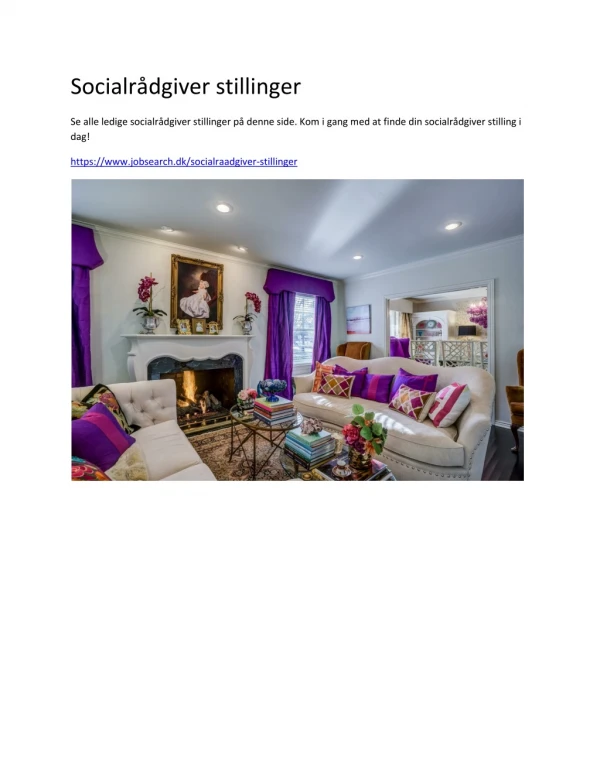 socialr dgiver stillinger