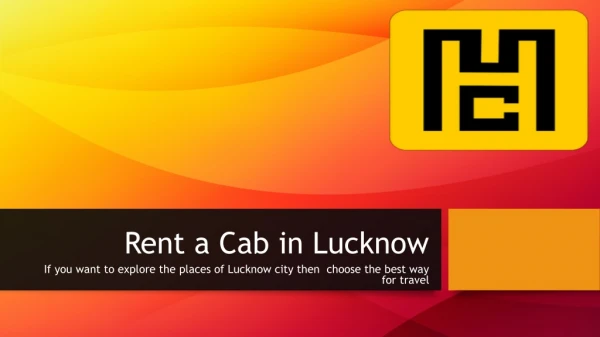Rent a Cab in Lucknow