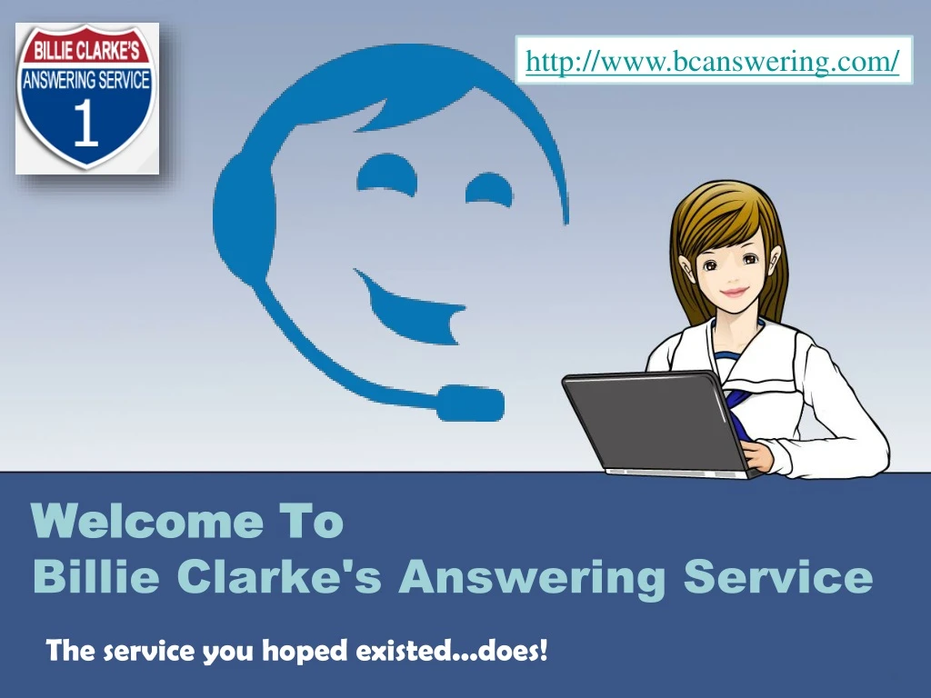 welcome to billie clarke s answering service