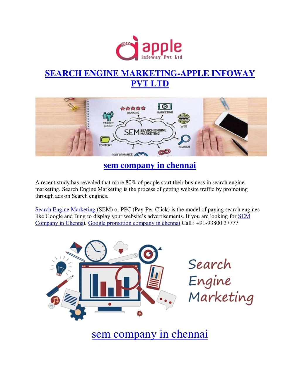 search engine marketing apple infoway pvt ltd
