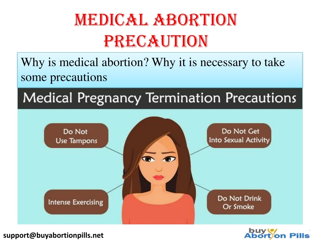 medical abortion precaution
