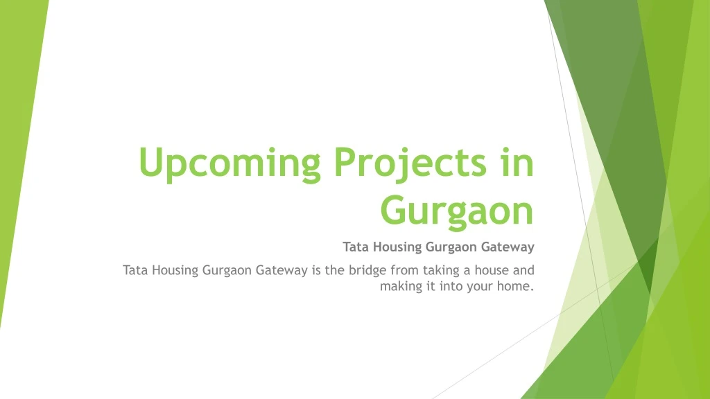 upcoming projects in gurgaon