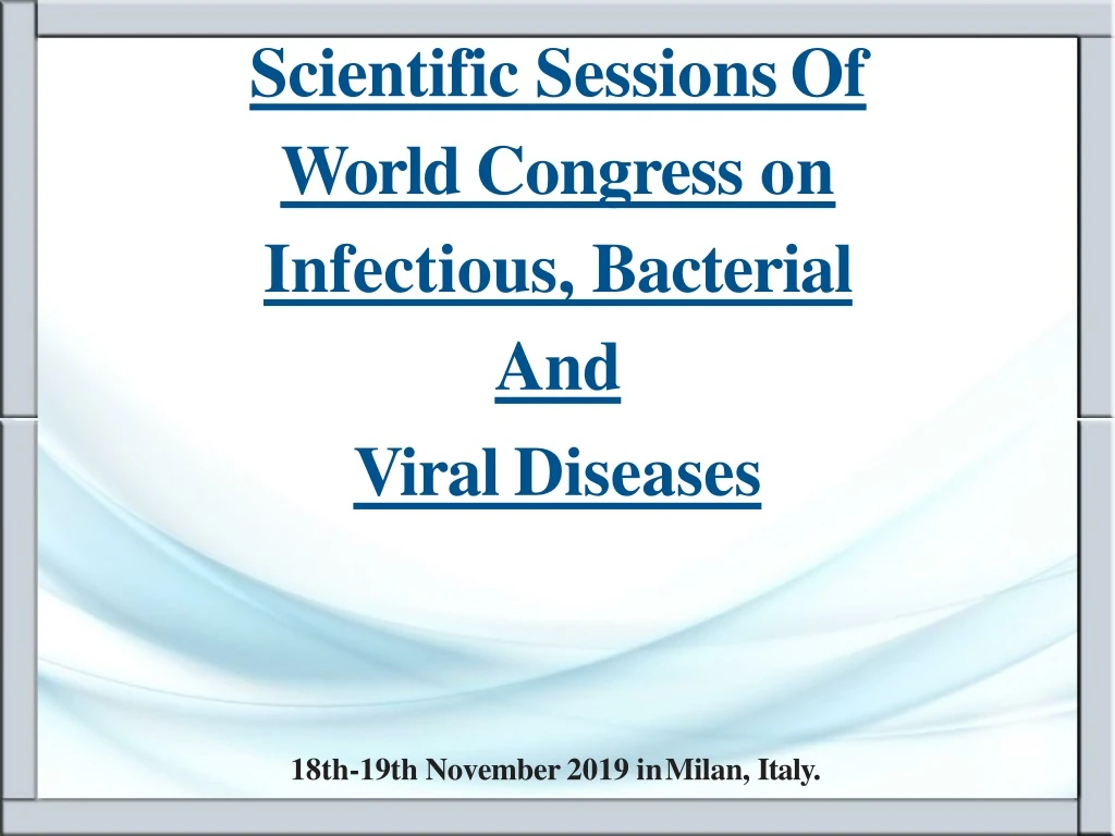 scientific sessions of world congress