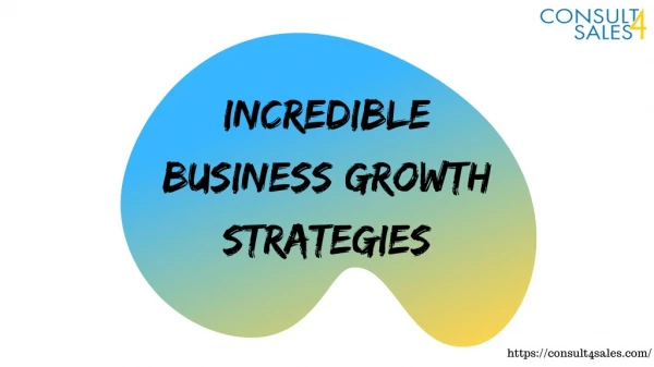 Incredible Business Growth Strategies