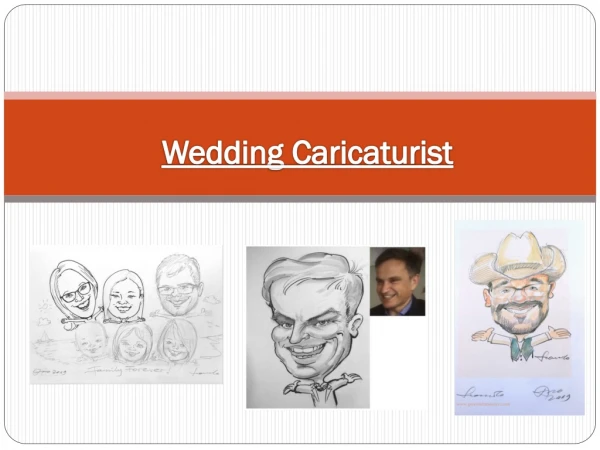 Draw the Wedding Portrait with Wedding Caricaturist