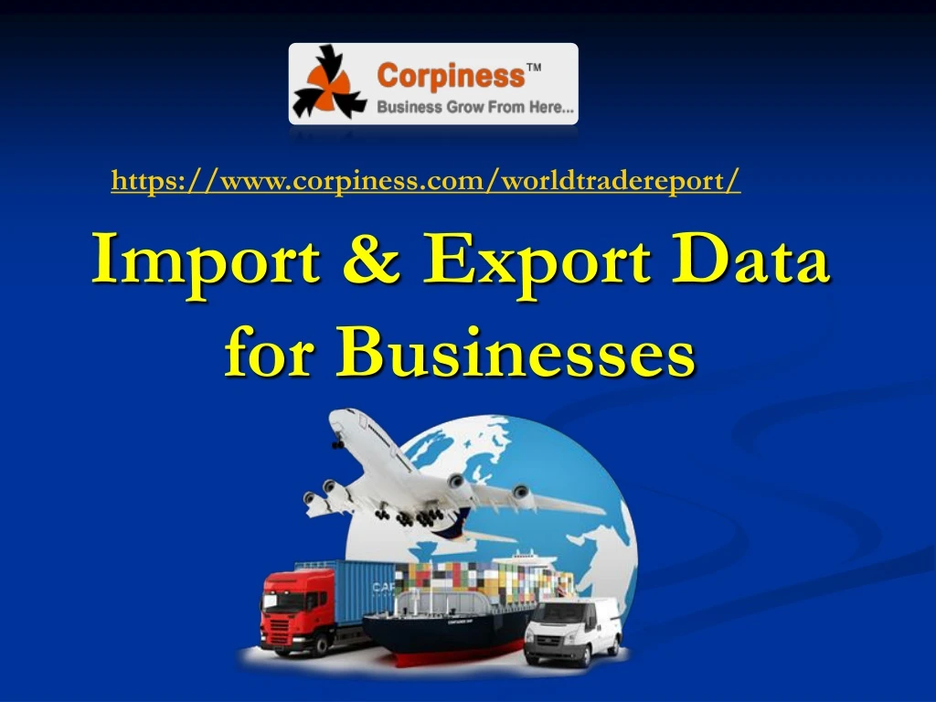 import export data for businesses