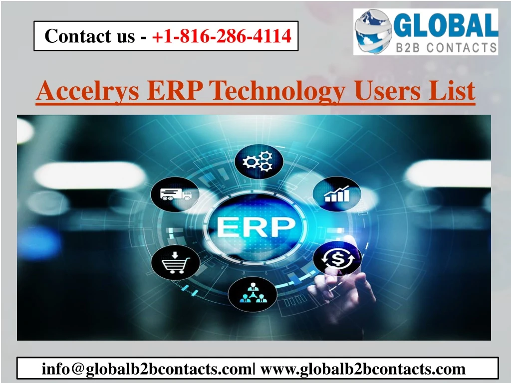 accelrys erp technology users list
