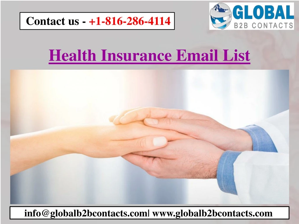 health insurance email list