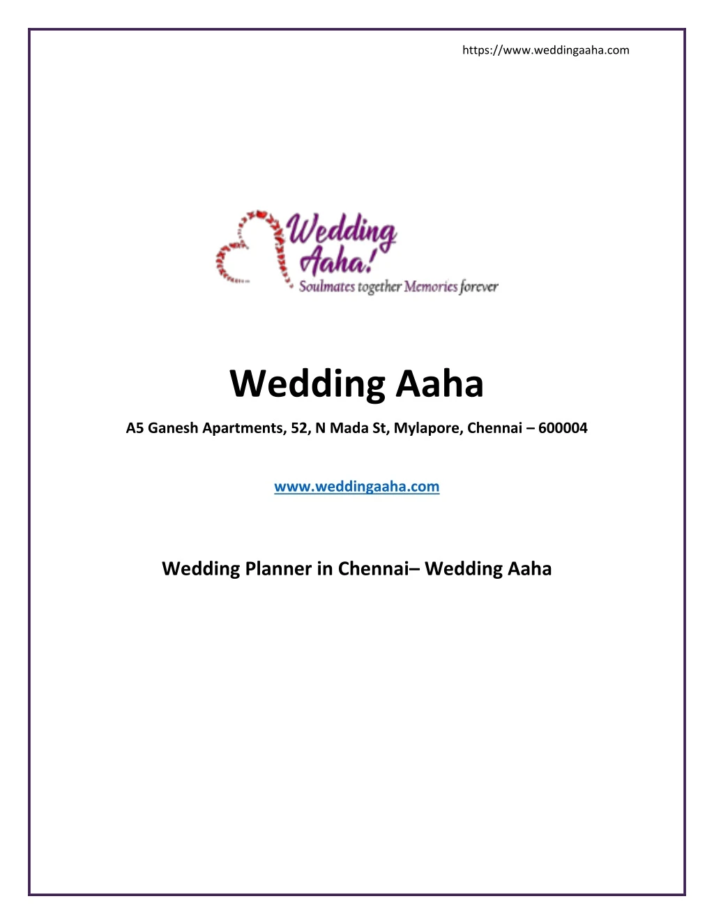 https www weddingaaha com