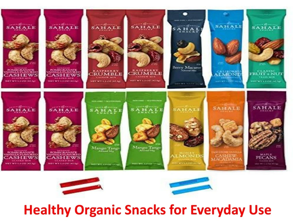 healthy organic snacks for everyday use