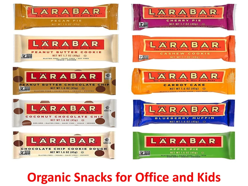 organic snacks for office and kids