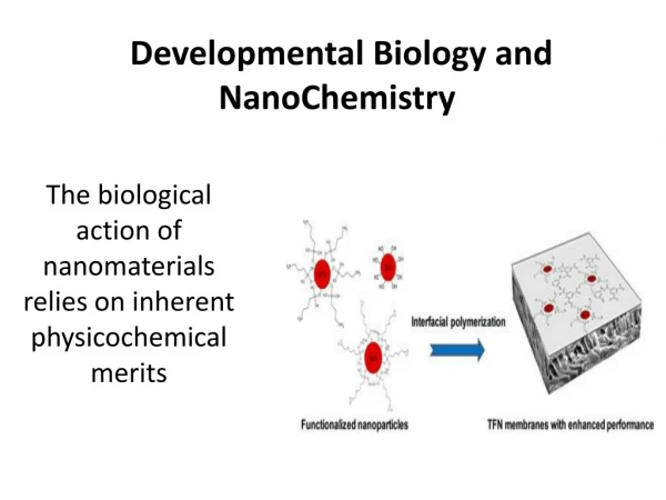 Developmental biology and nano chemistry | Online Course | Udemy