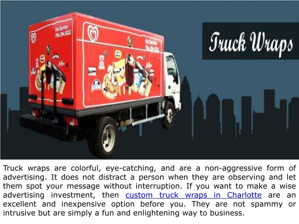 truck wraps are colorful eye catching