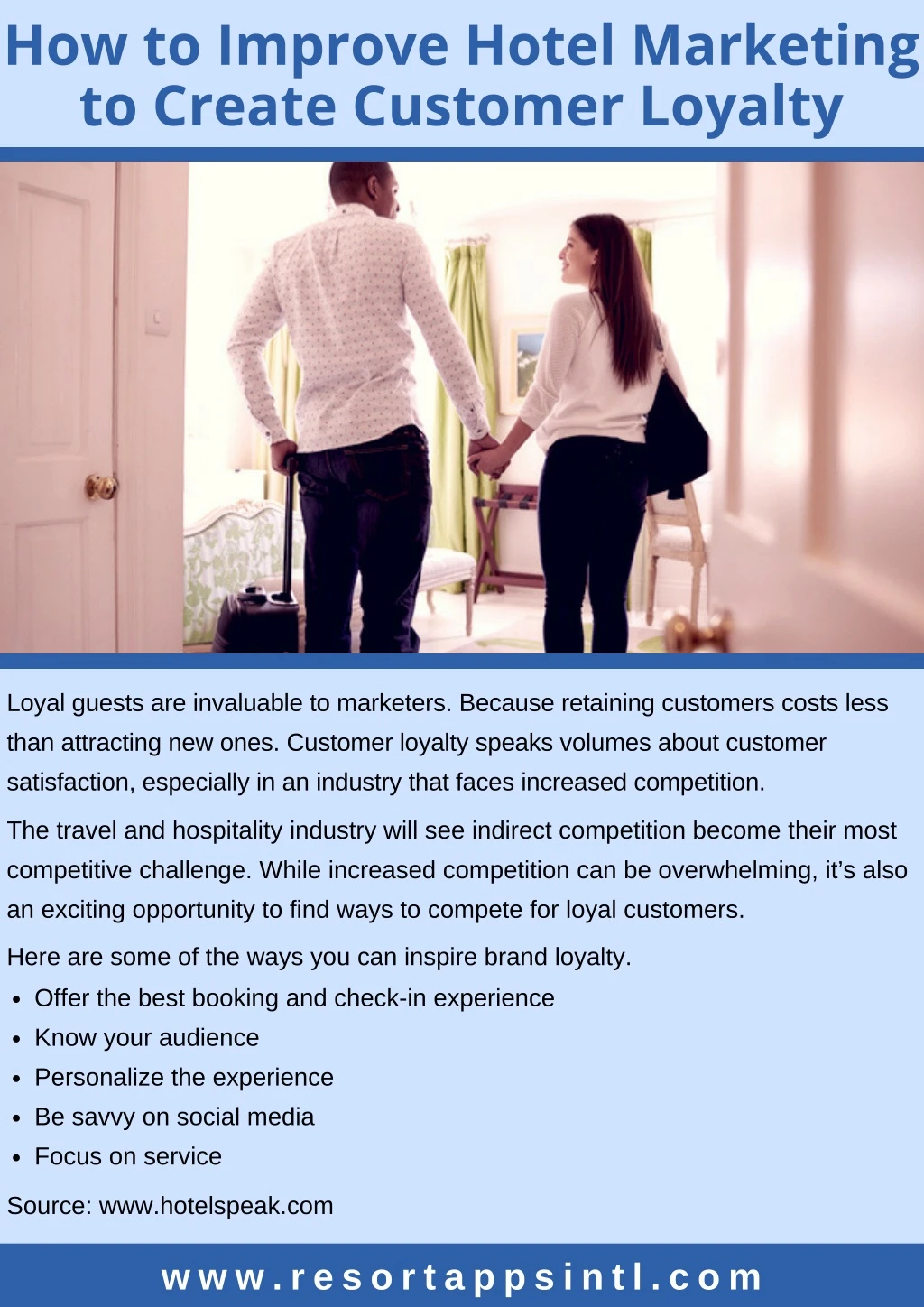 how to improve hotel marketing to create customer