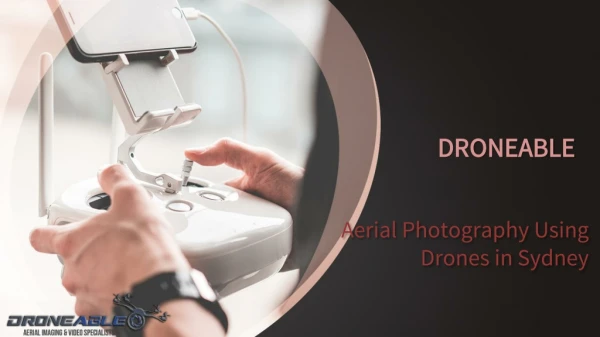 Creative Aerial Photography Using Drone in Sydney