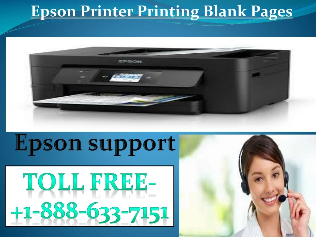 epson printer printing blank pages