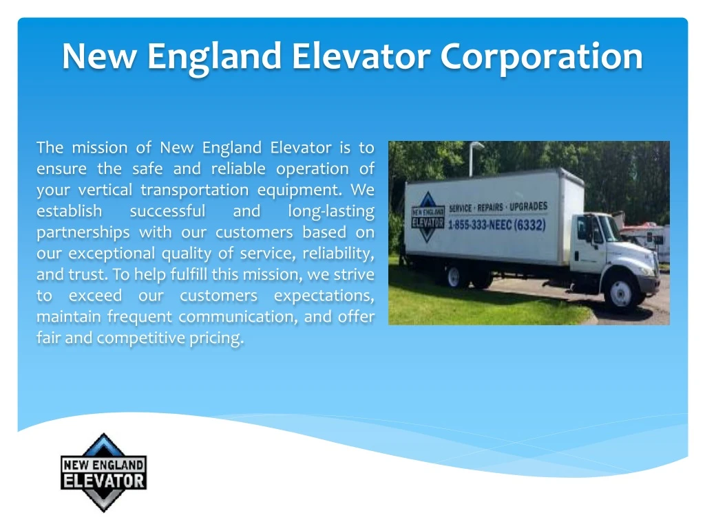 new england elevator corporation