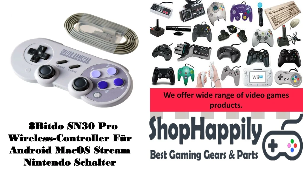 we offer wide range of video games products