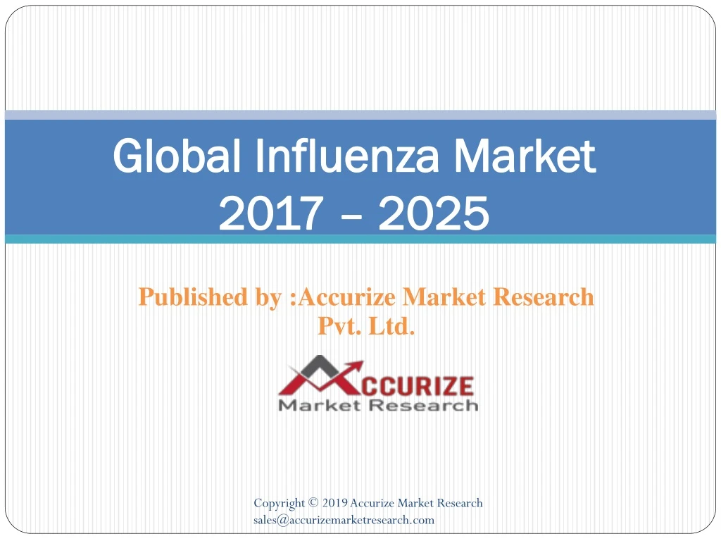 global influenza market 2017 2025