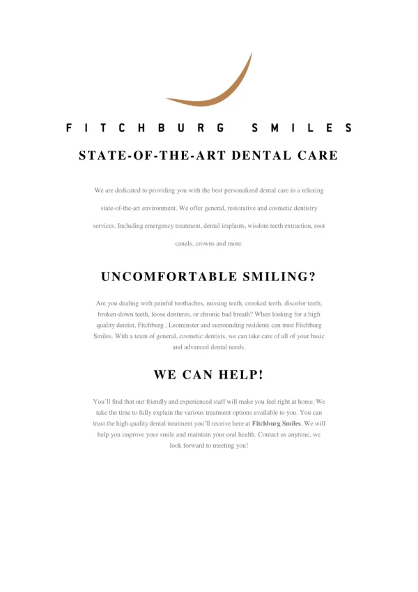 Fitchburg Dental Care