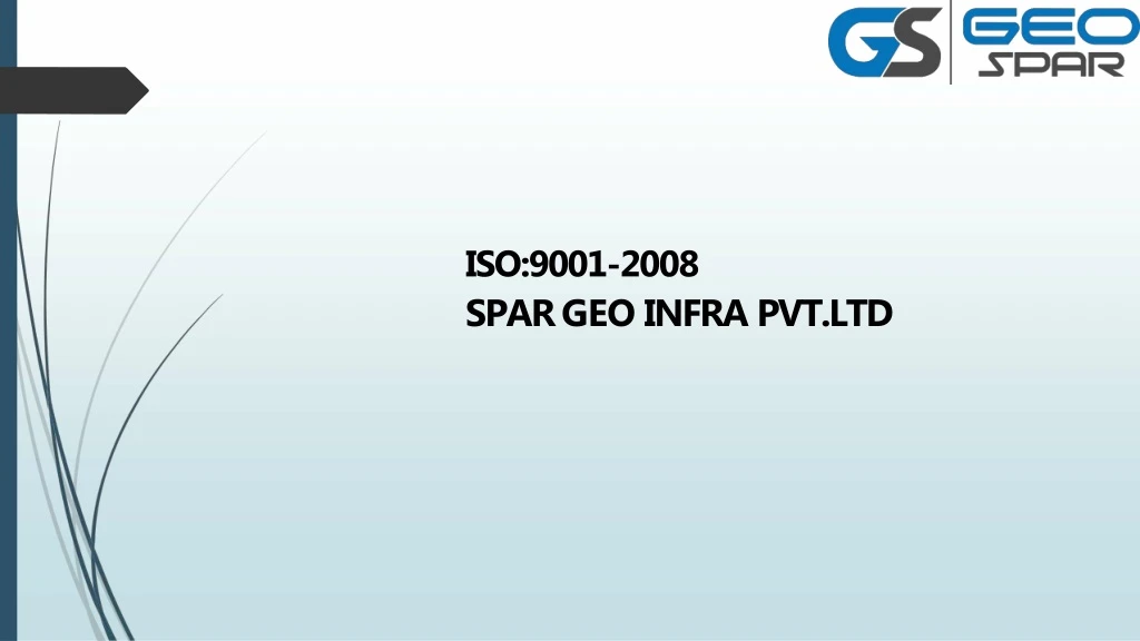 iso 9001 2008 spar geo infrapvt ltd