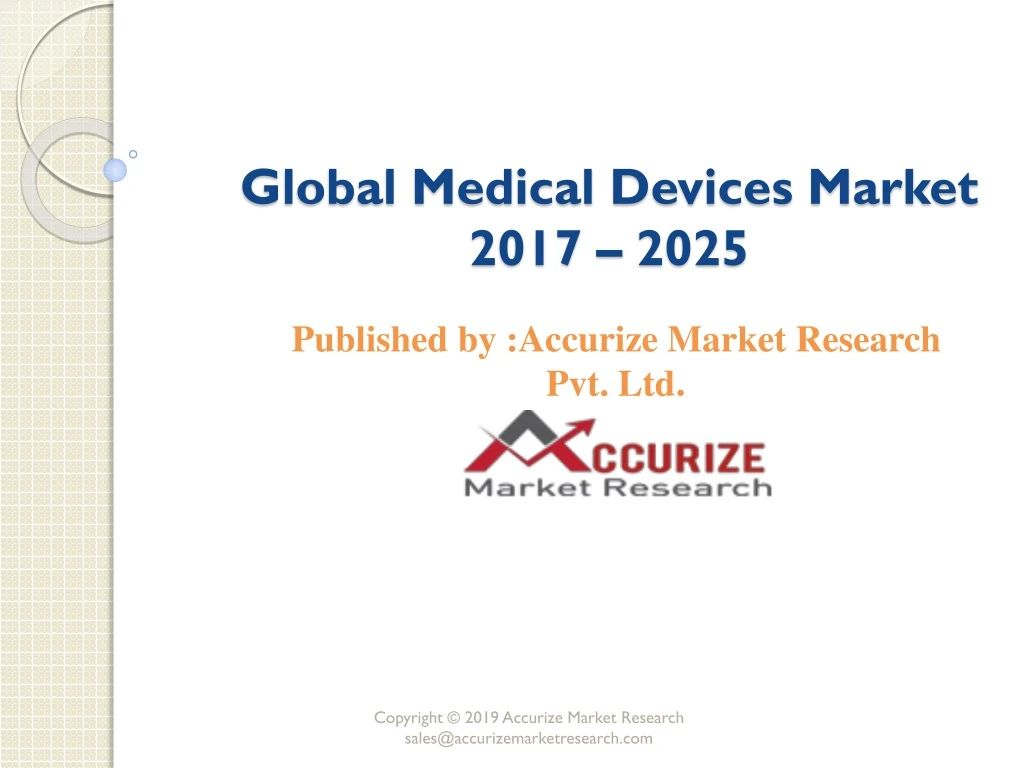 global medical devices market 2017 2025