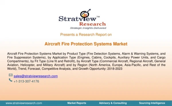 Aircraft Fire Protection Systems Market | Forecast upto 2024