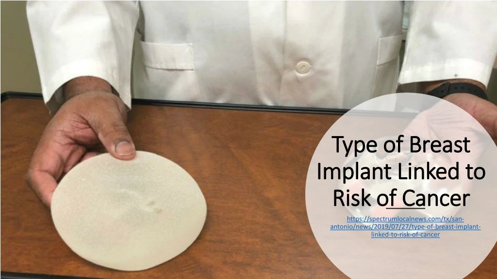 type of breast implant linked to risk of cancer