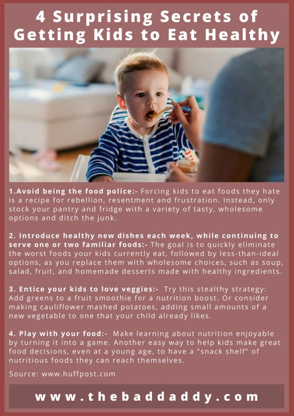 4 Surprising Secrets of Getting Kids to Eat Healthy