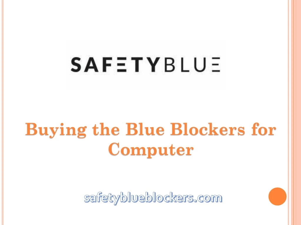 buying the blue blockers for computer