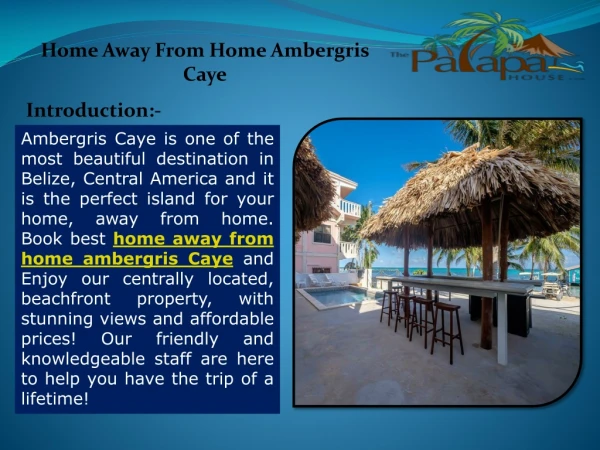 Home Away From Home Ambergris Caye