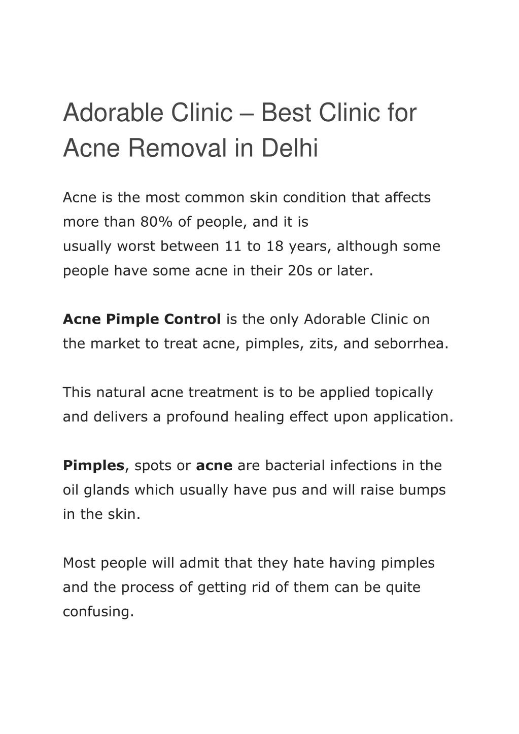 adorable clinic best clinic for acne removal