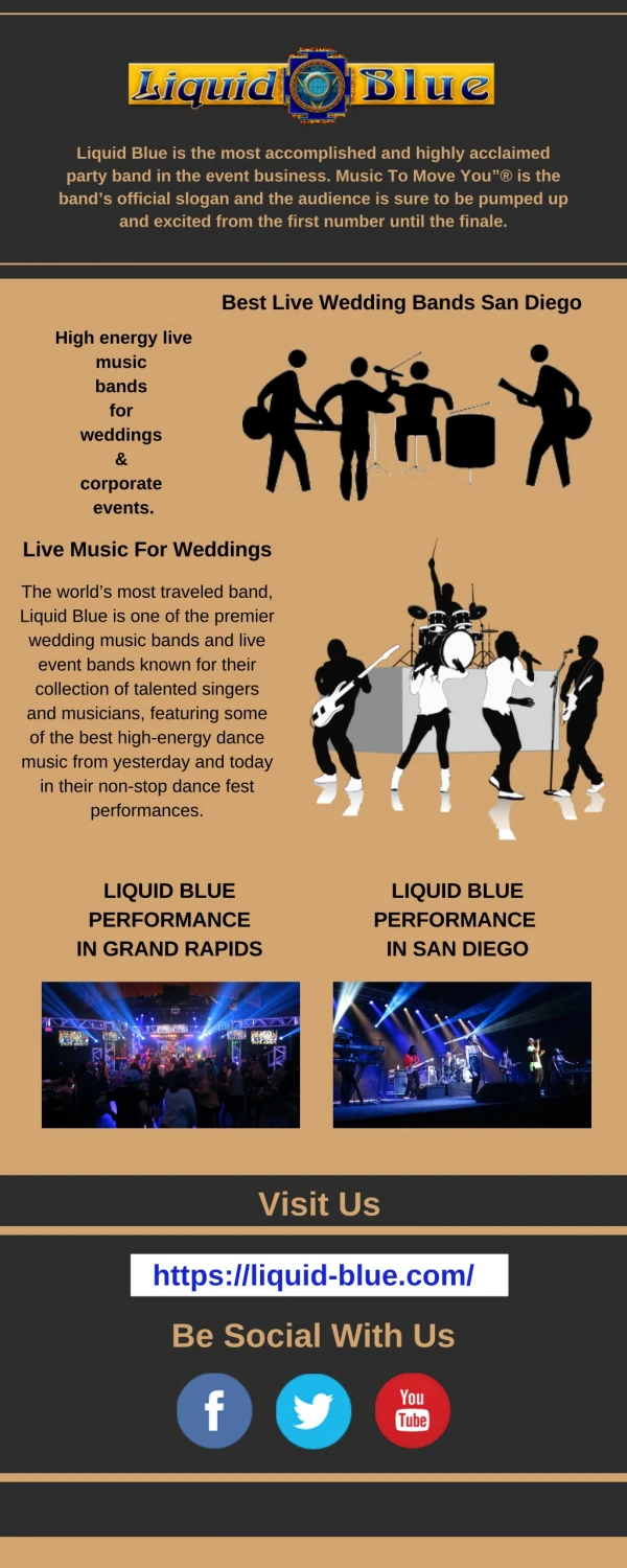 Best Live Wedding Bands San Diego - Liquid Blue