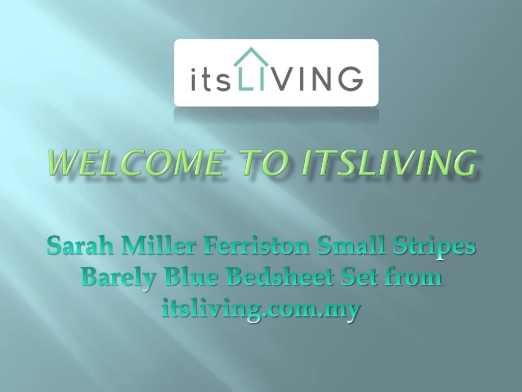 welcome to itsliving