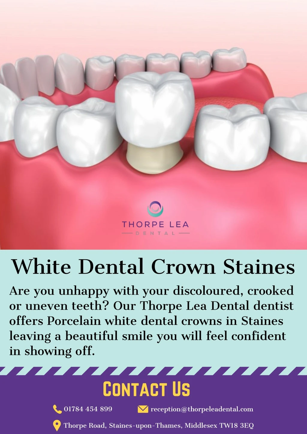 white dental crown staines are you unhappy with