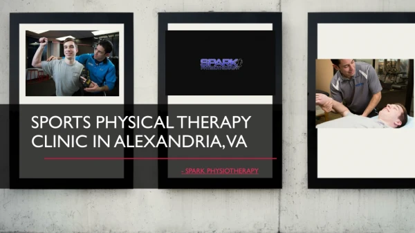 Sports Physical Therapy Clinic In Alexandria, VA