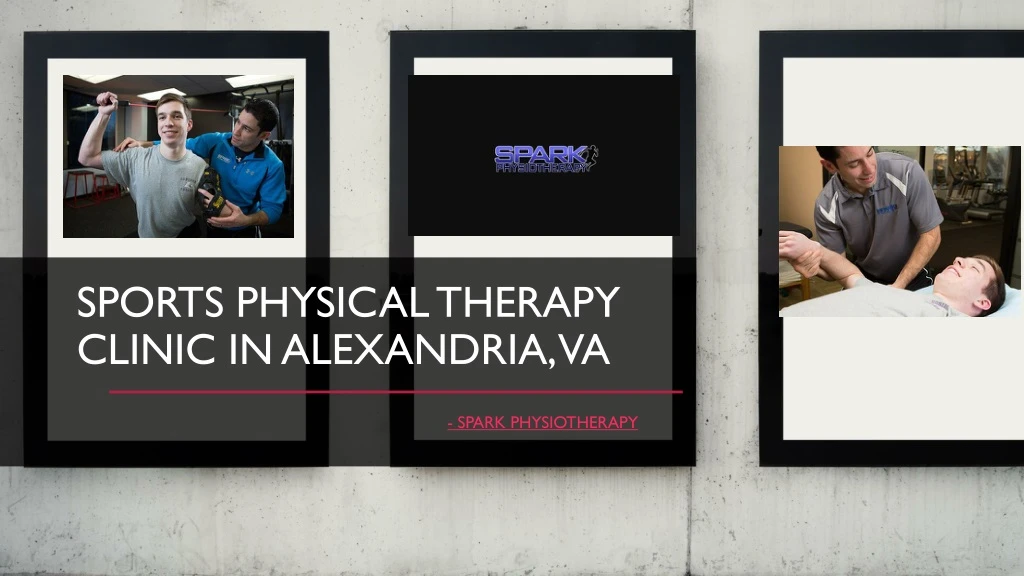 sports physical therapy clinic in alexandria va
