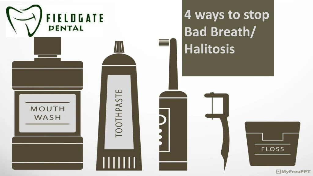 4 ways to stop bad breath halitosis