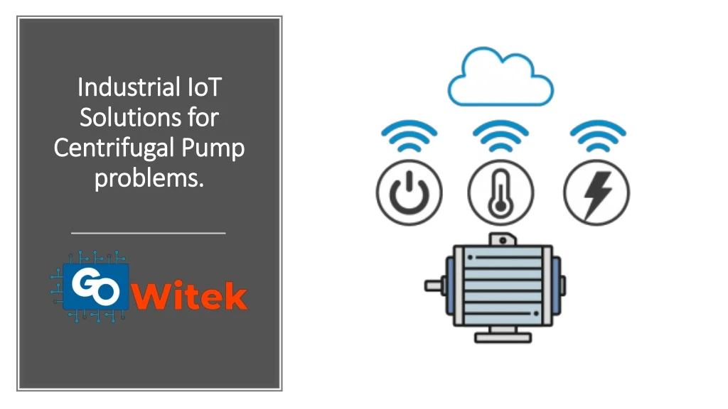industrial iot solutions for centrifugal pump problems